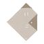 LÄSSIG Baby Strickdecke für Autositz Autositzdecke Einschlagdecke Babyschale 100% Bio-Baumwolle GOTS taupe