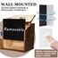 AZEAM HöLzerne Vorschlagsbox Wood Suggestion Box Mit Schloss And Lock,Wooden Tip Briefkasten Holz Wahlurne Donation Boxes,Kummerkasten Spendenbox Holz Countertop Wall Mounted With Chalkboard