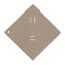 LÄSSIG Baby Strickdecke für Autositz Autositzdecke Einschlagdecke Babyschale 100% Bio-Baumwolle GOTS taupe