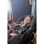 LÄSSIG Baby Strickdecke für Autositz Autositzdecke Einschlagdecke Babyschale 100% Bio-Baumwolle GOTS anthracite