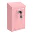 Uniclife Sicherheits Briefkasten für Außenbereich Metall Spendenbox mit Zahlenschloss Wandmontage mit Schlitz Stahl Geldbox für Haus Büro Unternehmen Rosa