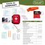 GoLab Erste Hilfe Set Outdoor für Wandern, Reisen und Fahrrad nach DIN 13167 - First Aid Kit mit Signalpfeife und Beatmungsmaske - Made in Germany - Notfall Ausrüstung - Reiseapotheke