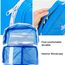 XINGSUI 2 Teiliges Erste Hilfe Set,Wasserdicht Verbandskasten,Tragbar leer Erste-Hilfe-Koffer,Ideal für Familie,Camping und,Outdoor(blau,grau)