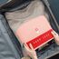 WOGOPRO 2stk Medikamententasche Große Kapazität Medizinische Notfalltasche Leer wasserdichte Medizin Aufbewahrungstasche Tragbar Medikamententasche Für Home, Office, Reisen(Rosa)