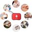 HONYAO® Erste Hilfe Set, Mini Reiseapotheke 90 Teilig, Notfalltasche Notfallset Klein für Outdoor Zuhause Auto Arbeitsplatz Camping Motorrad Fahrrad Wandern Notfall