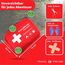 Mini Erste Hilfe Set Verbandskasten - klein & mini Reiseapotheke - Fahrrad & Camping & Travel & Wandern & Outdoor & Fahrrad - First Aid Kit - Unterwegs & reise