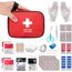 HONYAO® Erste Hilfe Set, Mini Reiseapotheke 90 Teilig, Notfalltasche Notfallset Klein für Outdoor Zuhause Auto Arbeitsplatz Camping Motorrad Fahrrad Wandern Notfall