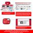 HONYAO® Erste Hilfe Set, Mini Reiseapotheke 90 Teilig, Notfalltasche Notfallset Klein für Outdoor Zuhause Auto Arbeitsplatz Camping Motorrad Fahrrad Wandern Notfall