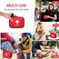HONYAO Erste Hilfe Set 5 Stück, Mini Reiseapotheke, Notfalltasche Notfallset Klein für Outdoor Zuhause Auto Arbeitsplatz Camping Motorrad Fahrrad Wandern Notfall