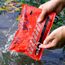 Rhino Rescue Kleiner Erste-Hilfe-Kasten, Ultraleichtes wasserdichtes medizinisches Kit für Wandern, Rucksacktourismus, Radfahren, Auto, Reise (Rot)