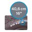 Goodyear Auto Radzierblenden Radkappen Radblenden „Memphis Carbon“, 4er Set, 40,64 cm (16 Zoll), Schwarz/Silber