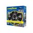 Goodyear Radzierblenden Flexo, Radkappen, 15 Zoll, schwarz, 4 Stück, flexibles Material, für den perfekten Alufelgen-Look