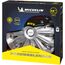 Michelin Radkappen MX-MS 14 Zoll Universal Radzierblenden 4er Set Fürs Auto ABS Kunststoff | Silber mit Chromring