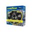Goodyear Radzierblenden Flexo, Radkappen, 14 Zoll, schwarz, 4 Stück, flexibles Material, für den perfekten Alufelgen-Look