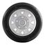 AutoStyle 4er Set Radzierblenden Itah 14-Zoll Silber (Sphäre)