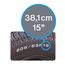 CARTREND Radkappe 15" Zoll Radzierblenden Satz Radblende 70288