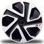 Radkappen 13 14 15 16 17 ST Zoll – Schwarz Silber – sportliches Design – 4er Set (14)