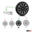 Sparco SPC1691BKGR Radzierblenden Lazio 16-Zoll Schwarz/Grau