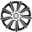 MICHELIN MX-LBS Radkappen 15 Zoll Universal 4er Set ABS Schwarz/Silber