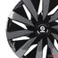 Sparco SPC1691BKGR Radzierblenden Lazio 16-Zoll Schwarz/Grau