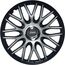 All4You Radkappen 14 Zoll Orden PRO Silver Black Schwarz/Silber 4er Pack Radzierblenden (14" Zoll)