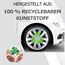 Radkappen 13 Zoll - Silberne Radzierblenden 4er-Set - Stormer Radblenden für die meisten Stahlfelgen - Zierkappen in Schwarz oder Silber - Felgenabdeckung für Autofelgen