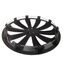 NRM Draco CS, Schwarz/Silber.15" Zoll. (4 x Universal Radzierblenden/Radkappen)