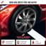WALSER Premium Radkappen Storm Bicolor, 4er Set Radkappen Auszeichnung Sehr Gut*, Radzierblenden 15 Zoll, Radblenden für Alufelgen Stahlfelgen, Auto Radzierblende schwarz Silber - Made in Europe