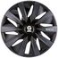 Sparco SPC1391BKGR Radzierblenden Lazio 13-Zoll Schwarz/Grau