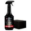 Glart 451RK Reifenglanzspray 1000 ml mit Schwamm – seidenmattes Finish – Reifenpflege mit UV-Schutz – schwarz auffrischend – für Auto, Wohnmobil, Motorrad – für Gummi und Kunststoff