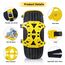 CCLIFE Schneeketten 6 Stück Universal Reifenketten für Reifenbreite 175-275 mm für meisten PKW LKW SUV