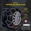 Goodyear 77934 Schneeketten 12 mm für SUV, Lieferwagen und Wohnmobil mit Selbstspannsystem, Größe 240