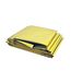 Tiga-Med 10x Rettungsdecke | 10 Stück | für Erste Hilfe, Auto, Notfall, Camping, Survial, Deko | Gold/Silber | 210x160cm | Rettungsfolie CE