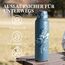 UZSPACE Edelstahl Trinkflasche 1l (970ml), Isolierte Thermosflasche mit 1-Klick-Öffnung, 100% Auslaufsicher, Sport Wasserflasche für Wandern Sport Fitness Gym Outdoor, Art-Schieferblau