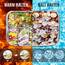 KAEFUYS Kühltasche Faltbar 33L+12h Kühlung Groß Kühlbox Thermoisoliert Lunch Tasche Einkaufskörbe Wasserdicht Schmutzabweisend für Familie Büro Auto Camping Picknick Barbecue Reisen Einkaufen