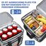 KAEFUYS Kühltasche 15L Klein Kühlbox 14h Kühlung Isolierte Thermotasche Faltbar Wasserdichte Tragbare Lunchtasche für unterwegs Büro Strand Einkaufen Grillen Camping für Essen Getränke Medikamente