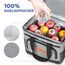 KAEFUYS Kühltasche 15L Klein Kühlbox 14h Kühlung Isolierte Thermotasche Faltbar Wasserdichte Tragbare Lunchtasche für unterwegs Büro Strand Einkaufen Grillen Camping für Essen Getränke Medikamente