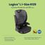 Graco Logico™ L i-Size R 129, Kindersitz ca. 3,5 bis 12 Jahre (100 bis 150 cm), höhenverstellbare Armlehnen, waschbare Sitzbezüge, Installation mit Fahrzeuggurt, Kindersitz schwarz, Midnight