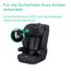 Bebeconfort Ever i-Safe, Mitwachsender Kindersitz 9-36 kg, 15 M.–12 J., 76–150cm, Kindersitzerhöhung, R129-Sicherheit, Seitenaufprallschutz, 11 Kopfstützenpositionen, Integrierte Armlehnen, Full Black
