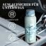 UZSPACE Edelstahl Trinkflasche 1l (970ml), Isolierte Thermosflasche mit 1-Klick-Öffnung, 100% Auslaufsicher, Sport Wasserflasche für Wandern Sport Fitness Gym Outdoor, Art-Nebelblau