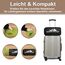 PEUJEW Reisekissen Memory Foam Kissen, Camping Kissen Kleines Kissen 45x35x12 cm, Reisekopfkissen mit Wasserdichter Packsack, Ideal für Flugzeug, Auto und Camping (M, Avocado-Grün)