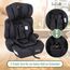 FableKids Kinderautositz 9-36 kg | 3-Punkt-Sicherheitsgurt | Autokindersitz ab 15 M. | Autositz für Kinder 76-150 cm | Kindersitz einstellbare Kopfstütze ECE R129/03 | Verstellbar | Schwarz