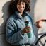UZSPACE Edelstahl Trinkflasche 1l (970ml), Isolierte Thermosflasche mit 1-Klick-Öffnung, 100% Auslaufsicher, Sport Wasserflasche für Wandern Sport Fitness Gym Outdoor, Mintgrün