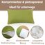 PEUJEW Reisekissen Memory Foam Kissen, Camping Kissen Kleines Kissen 45x35x12 cm, Reisekopfkissen mit Wasserdichter Packsack, Ideal für Flugzeug, Auto und Camping (M, Avocado-Grün)