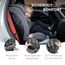 KikkaBoo i-Size i-­FLIT, Kindersitz 9-36 kg ISOFIX, Autokindersitz 76-150 cm, Gruppe 1/2/3, 15 Monate bis 12 Jahre, SPS Seitenschutz, Top Tether, Verstellbare Kopfstütze, Dunkelgrau