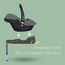 Maxi-Cosi CabrioFix i-Size, Babyschale, 0–12 Monate, max. 12 kg, leichter i-Size Kindersitz (3,2 kg), Sonnenverdeck, gepolsterter Sitz, für viele Maxi-Cosi Kinderwagen, Select Grey