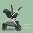 Maxi-Cosi CabrioFix i-Size, Babyschale, 0–12 Monate, max. 12 kg, leichter i-Size Kindersitz (3,2 kg), Sonnenverdeck, gepolsterter Sitz, für viele Maxi-Cosi Kinderwagen, Essential Green