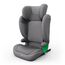 Kinderkraft JUNIOR FIX 2 PRO Kindersitz 100–150 cm, Verstellbare Kopfstütze, H-GUARD, SPS, ISOFIX und Gurtmontage, Atmungsaktiver AIR FLOW Bezug, Einfaches Anschnallen, Grau