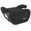 babyGO Sitzerhöhung Booster nach neuer I-Size Norm - Kindersitzerhöhung - Kindersitz/Autositz für Kinder (125-150 cm) Schwarz