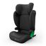 Kinderkraft JUNIOR FIX 2 PRO Kindersitz 100–150 cm, Verstellbare Kopfstütze, H-GUARD, SPS, ISOFIX und Gurtmontage, Atmungsaktiver AIR FLOW Bezug, Einfaches Anschnallen, Schwarz